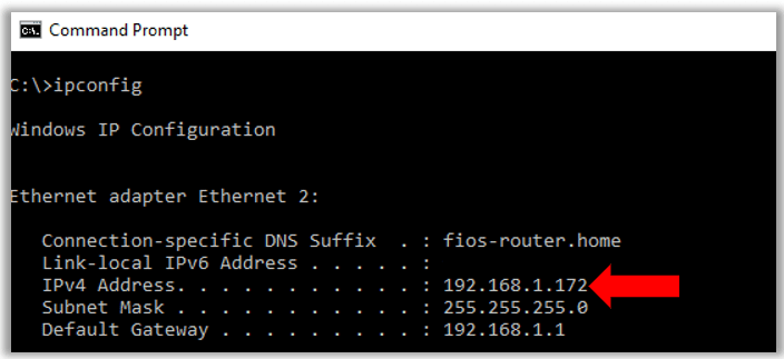 Ubuntu remote desktop connection configuration from windows network ip