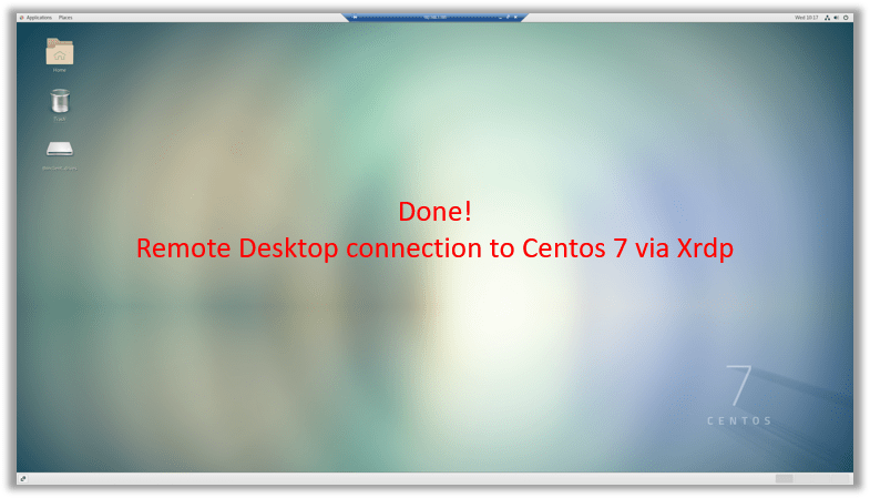 Centos7 Xrdp connection resolution maximum virtualbox vbox windows connection